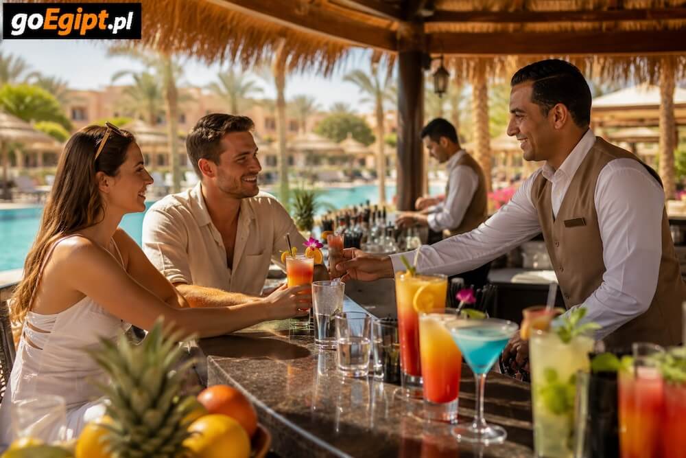 Bar all inclusive w hotelu w Egipcie a napiwki dla obsługi