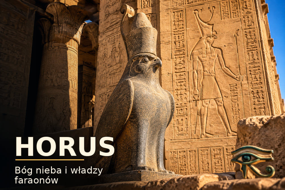 Horus – bóg nieba i królewskiej władzy w starożytnym Egipcie