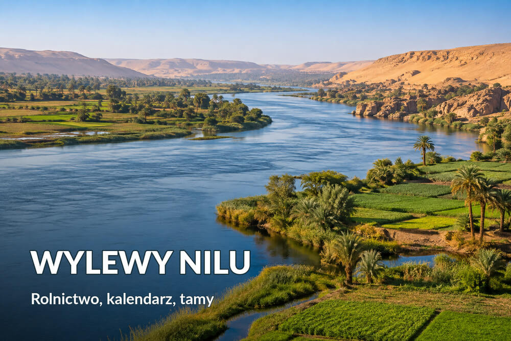 Wylewy Nilu – jak działały, dlaczego tworzyły rolnictwo Egiptu i co zmieniły tamy