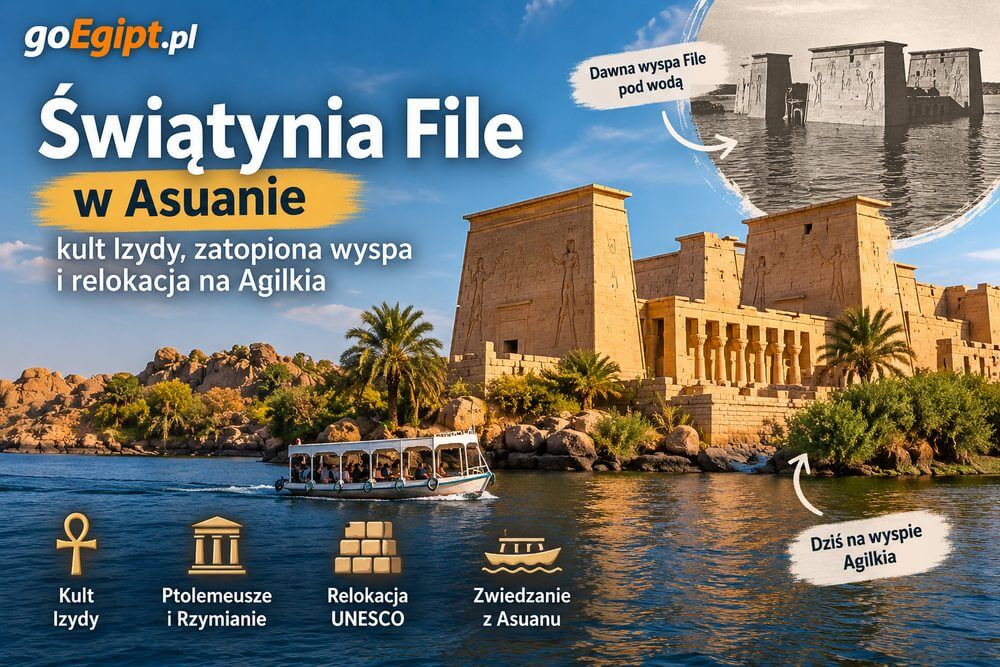 Świątynia File w Asuanie – kult Izydy, zatopiona wyspa i relokacja na Agilkia