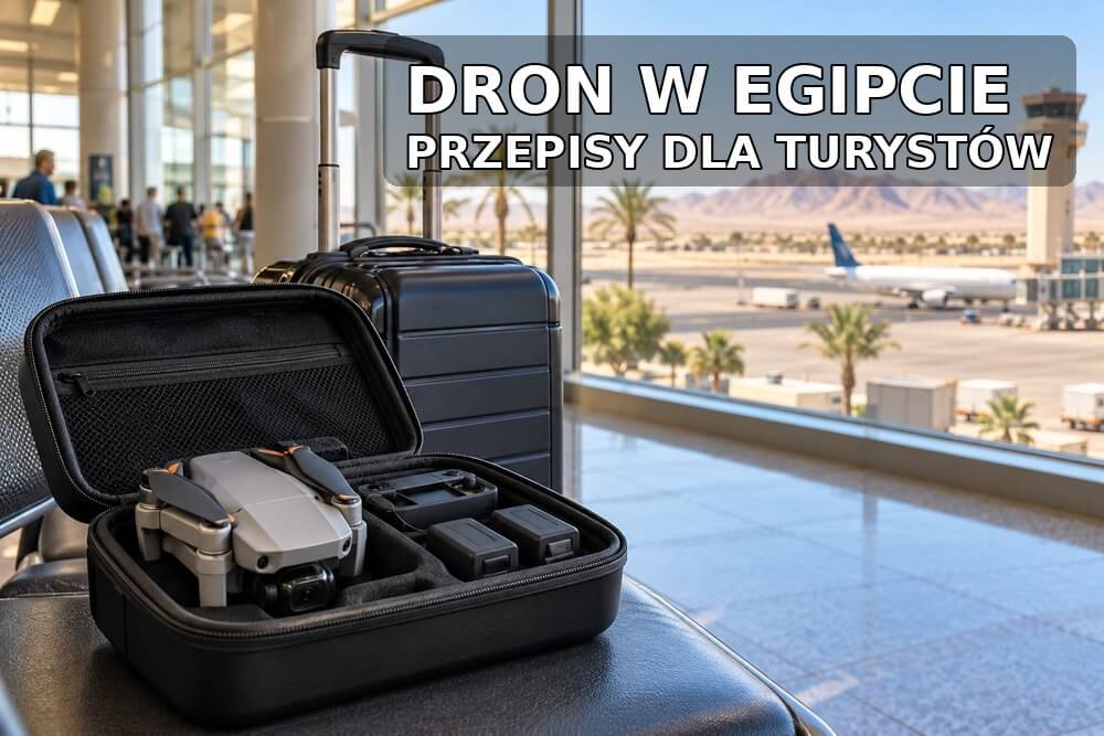 Dron w Egipcie – czy można go wwieźć i używać? Przepisy dla turystów