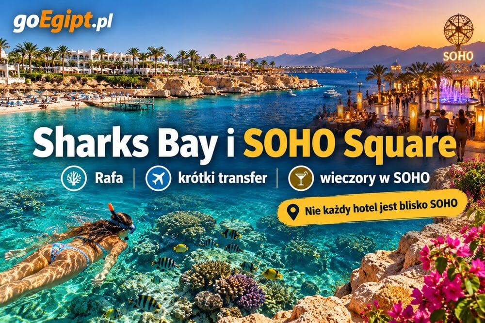 Sharks Bay i SOHO Square – czy warto wybrać hotel w tej części Sharm?