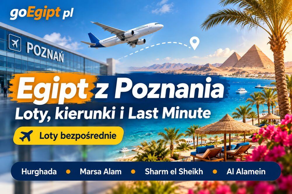 Egipt z Poznania – loty, kierunki i gdzie szukać Last Minute