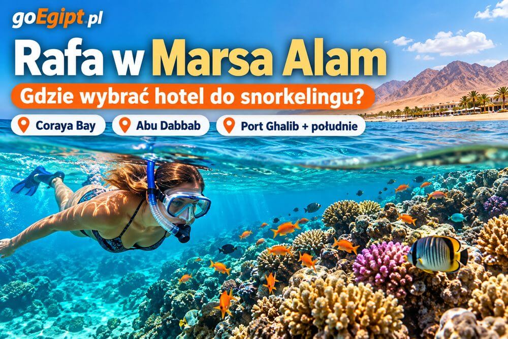 Rafa w Marsa Alam – gdzie wybrać hotel do snorkelingu?