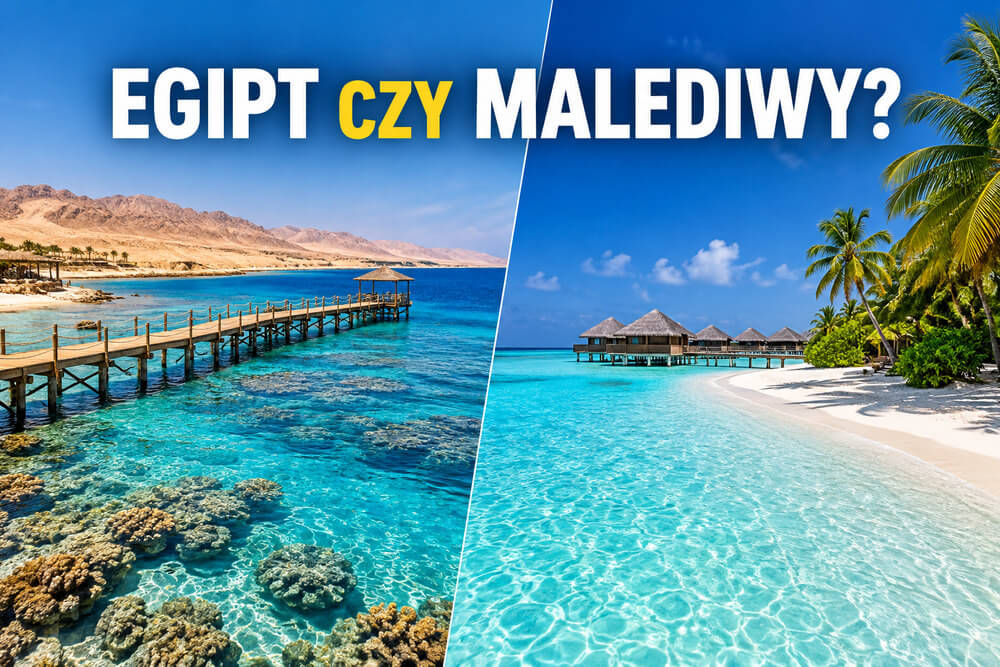 Egipt czy Malediwy – gdzie lepsze wakacje? Rafa, hotele i ceny