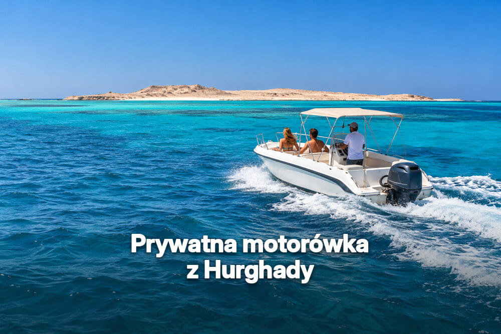 Prywatna motorówka z Hurghady – wyspy i snorkeling