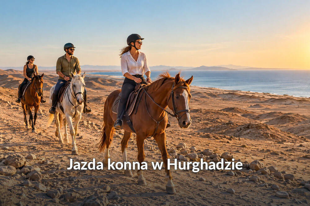 Jazda konna w Hurghadzie – pustynia i wybrzeże Morza Czerwonego