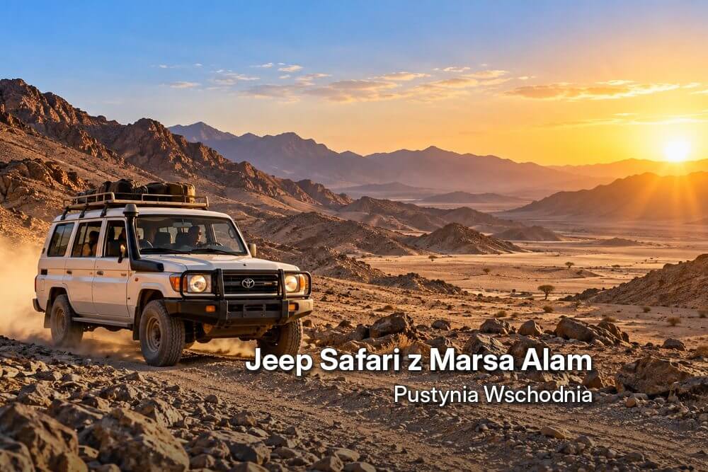 Jeep Safari z Marsa Alam – pustynia i wioska Beduinów